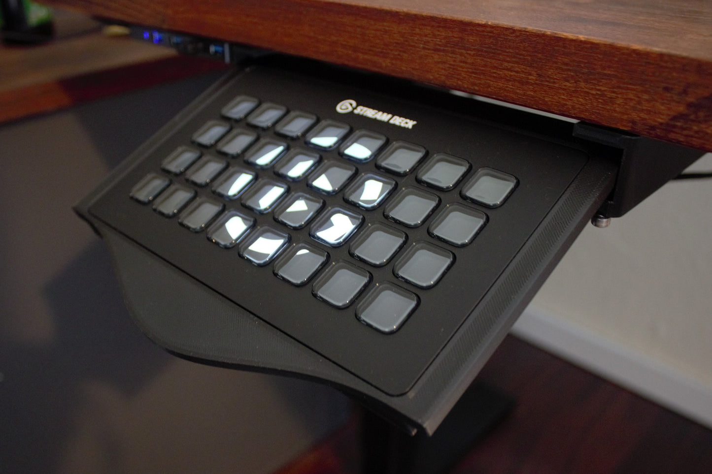 Elgato Streamdeck 32 Keys Underdesk Mount Slide Out