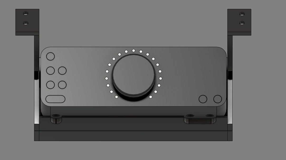 Underdesk Mount For Audient Evo8 Audio Interface