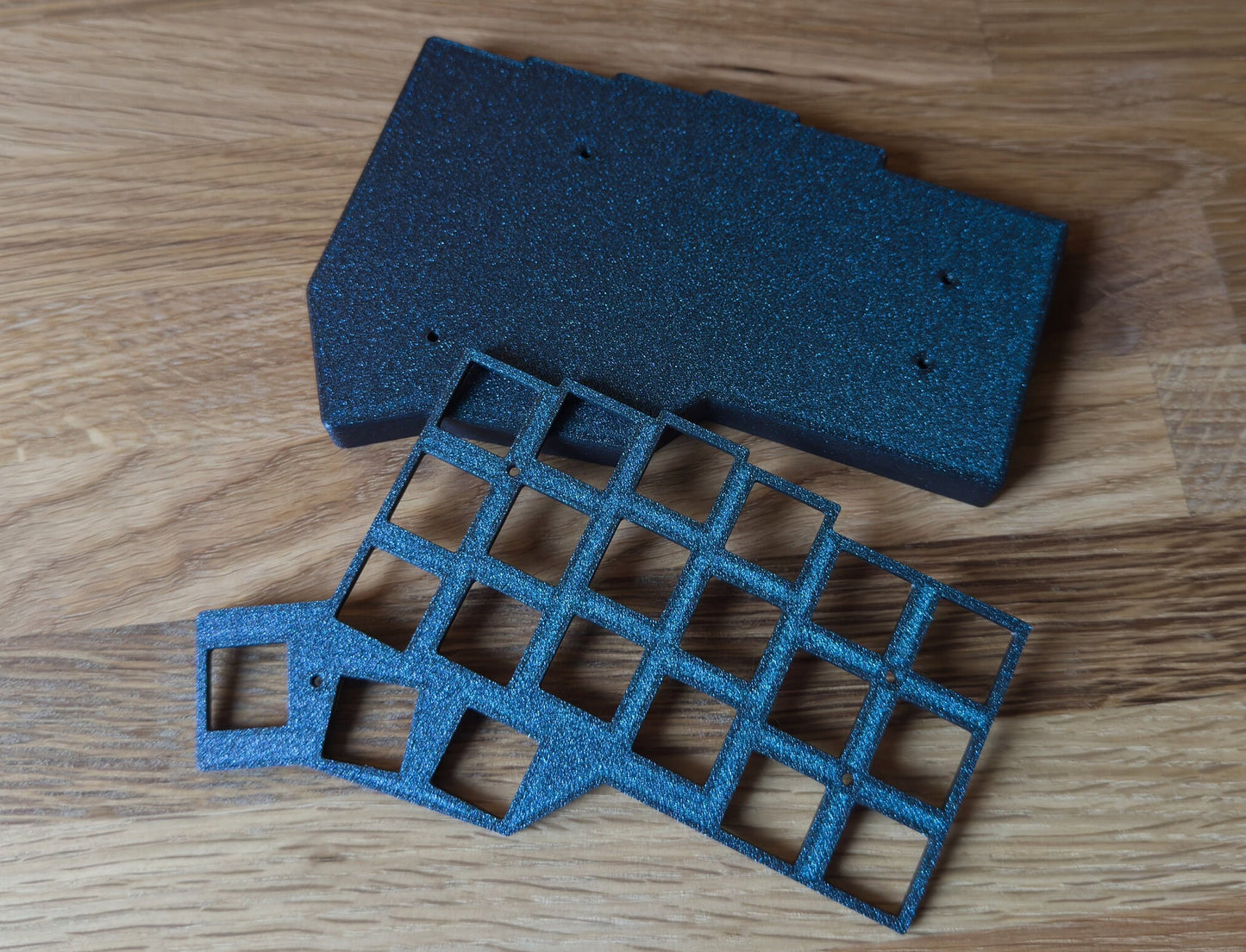 3D Printed Custom Keyboard Case & Plate For CRKBD Corne v3 6 Columns (42 Keys)