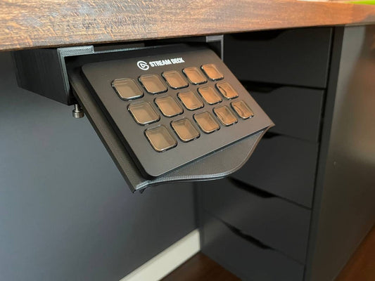 Elgato Streamdeck MK.2 15 Key Slide Out Underdesk Mount