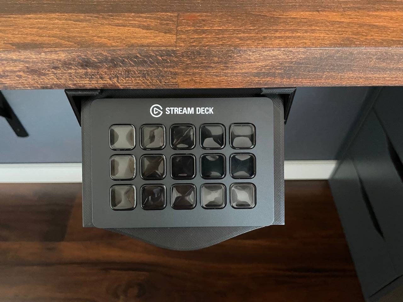 Elgato Streamdeck MK.2 15 Key Slide Out Underdesk Mount