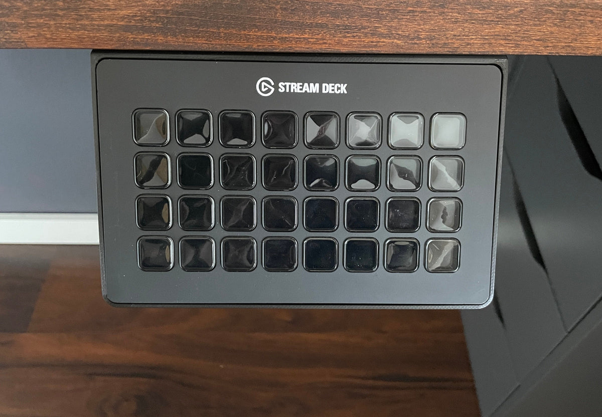 Streamdeck Rack Underdesk Mount Elgato Streamdeck XL 32 Keys 3D Printed – CADTPrint